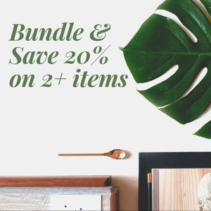 20% off bundles of 2+ items!!!